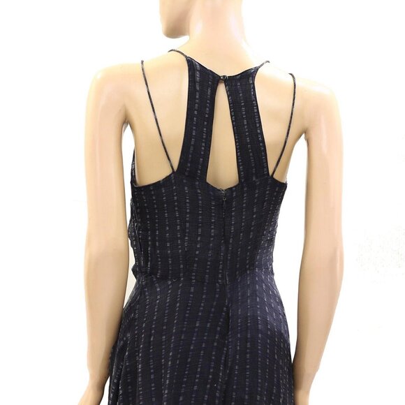 HD In Paris Anthropologie Harbor Printed Romper Jumpsuit Dress Cropped XS 274554 - Picture 3 of 4